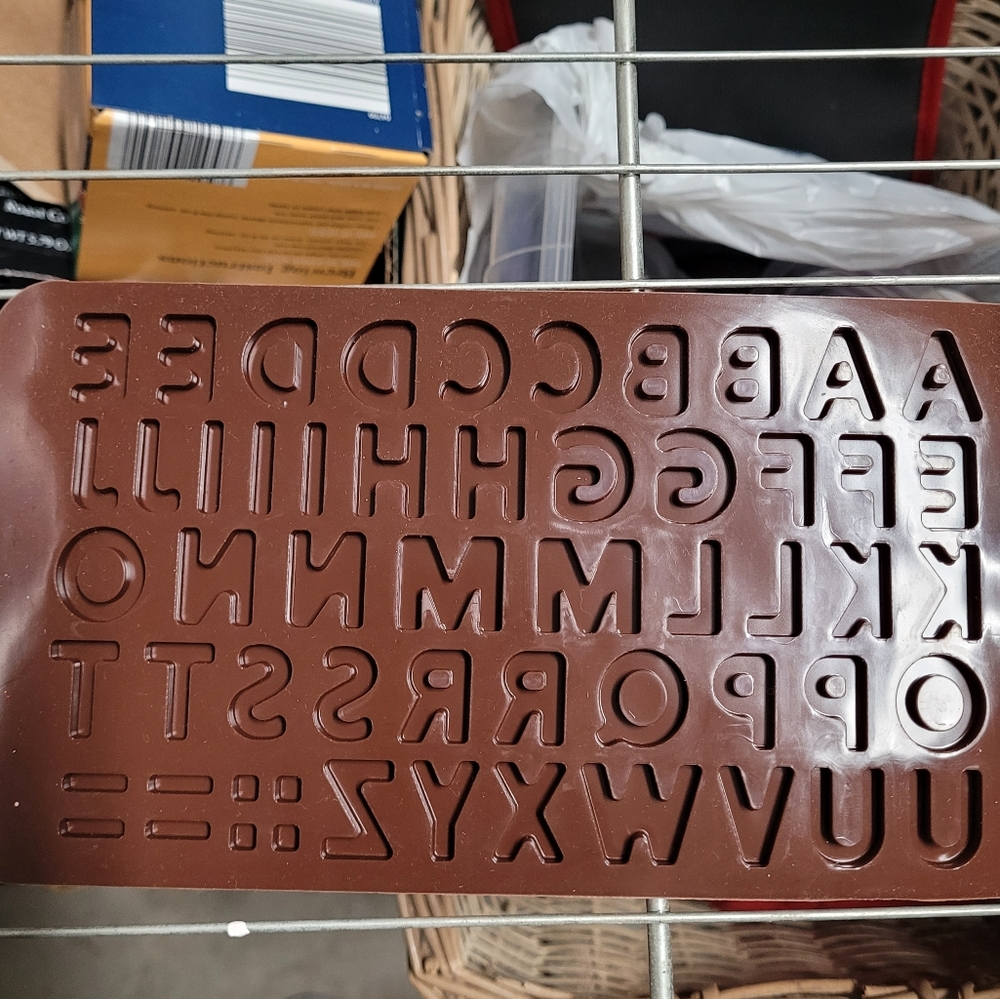 Silicone Mold Alphabet